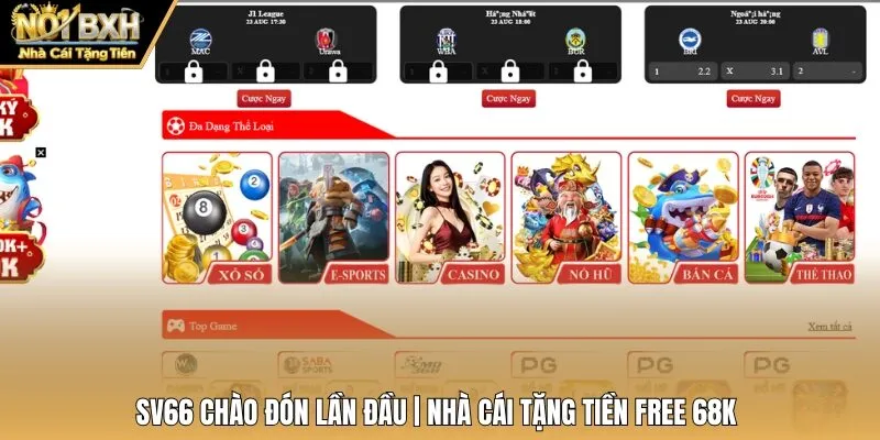 Sv66 Chào Đón Lần Đầu | Nhà Cái Tặng Tiền Free 68K
